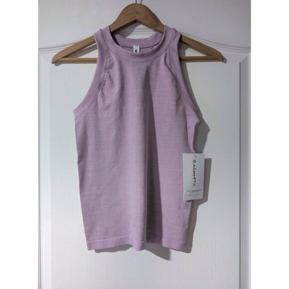 Athleta | Renew Seamless Racerback Tank In Light Purple Heather - Picture 3 of 9